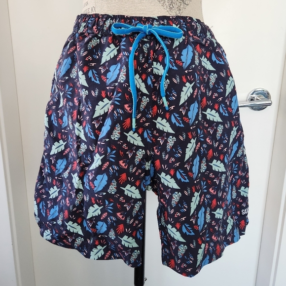 Saxx Colorful Mens Swim Trunks - Picture 1 of 9